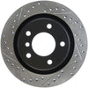 Stoptech 127.34078R 06 BMW 325 / 07-09 BMW 328 Slotted & Drilled Right Rear Rotor