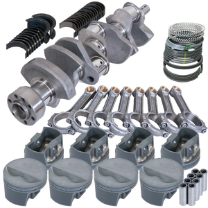 Eagle 62101060 fits Chevy LT1 350 1Pc 3.480in Crank 5.700in I-Beam Rods -5cc 4.060in Pistons Rotating Assembly
