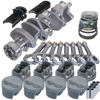 Eagle 62101060 fits Chevy LT1 350 1Pc 3.480in Crank 5.700in I-Beam Rods -5cc 4.060in Pistons Rotating Assembly