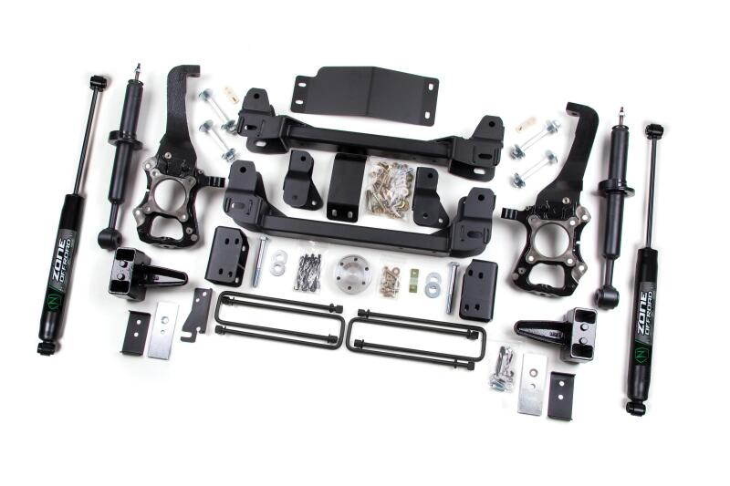 Zone Offroad ZONF75N 09-13 fits Ford F-150 6in Suspension System - 4in Rear Bloc