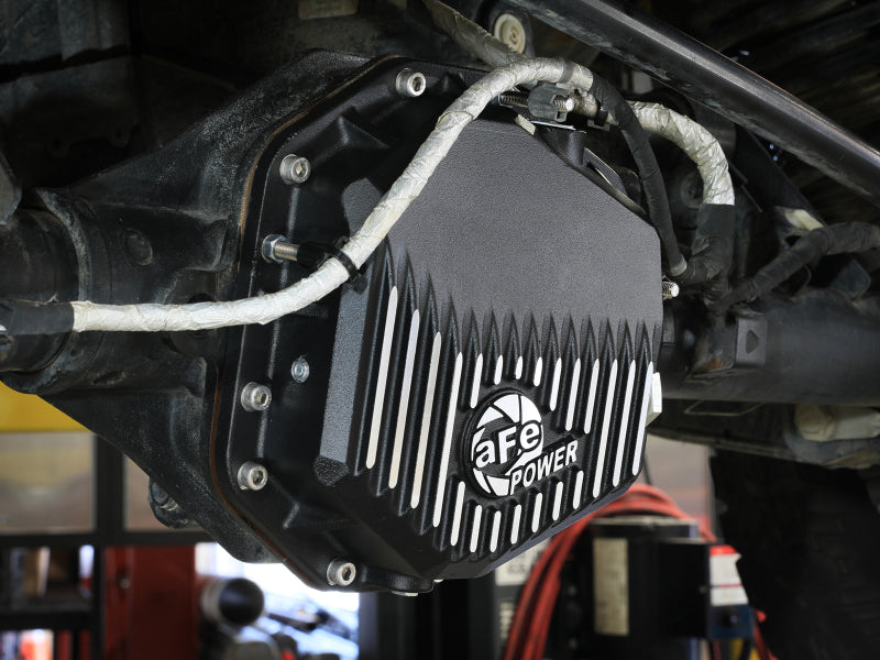 aFe 46-71460B fits Ford Bronco Raptor 22-25 V6-3.0L POWER Pro Series Rear Differential Cover Black w/ Machined Fins