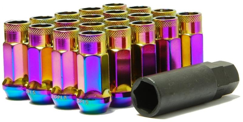 Wheel Mate 32905N Muteki SR48 Open End Lug Nuts - Neon 12x1.25 48mm