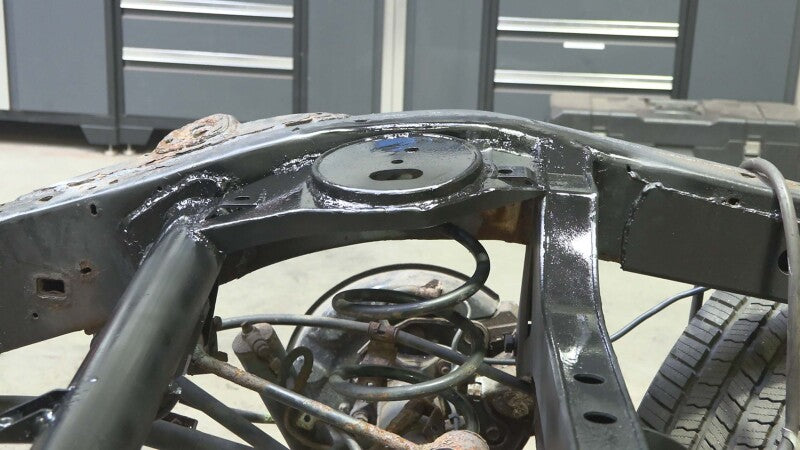 RustBuster RB8426R Rust Buster FJ Cruiser & 4Runner Rear Upper Coil Spring Bucket & Shock Mount - Right