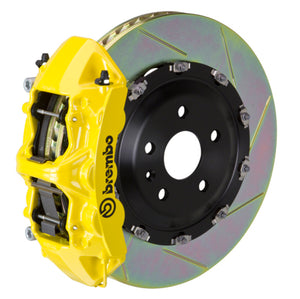 Brembo 1N2.9059A5 Brembo 18+ S4 /18+ S5 Front GT BBK 6 Piston Cast 380x34 2pc Rotor Slotted Type-1- Yellow