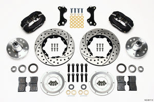 Wilwood 140-9917-D Forged Dynalite Front Kit 11.00in Drilled WWE ProSpindle