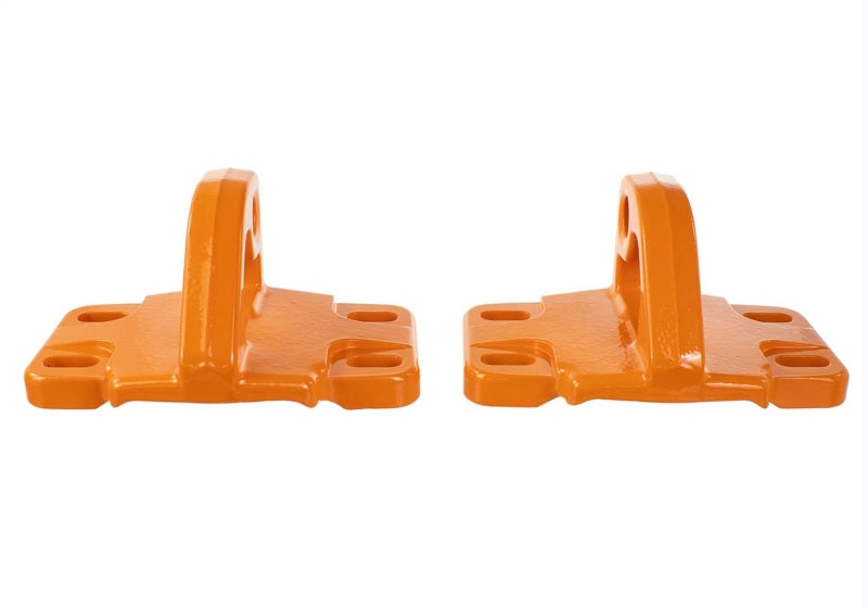 fits Ford Racing M-18954-BO 2021+ Bronco Front Bumper Tow Hooks - Orange (Pair)