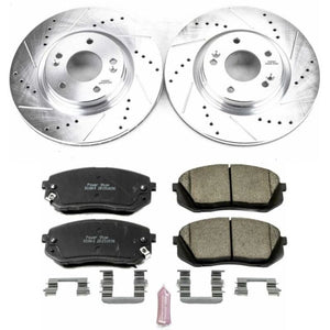 PowerStop K6982 fits Hyundai 15-16 Sonata Front Z23 Evolution Sport Brake Kit