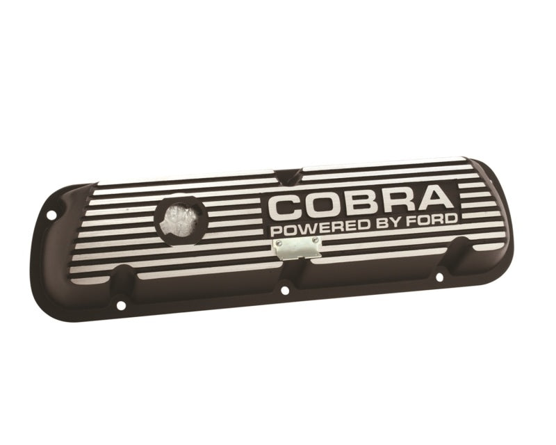 Ford Racing M-6582-A Black Satin Valve Cover fits Cobra