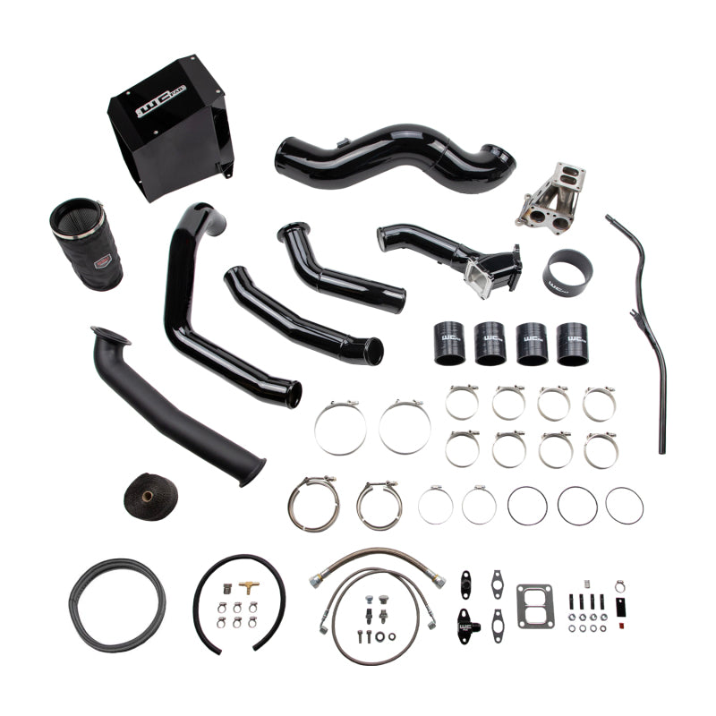 Wehrli 01-04 GM Duramax LB7 S400 Single Turbo Install Kit - Sparkle Copper