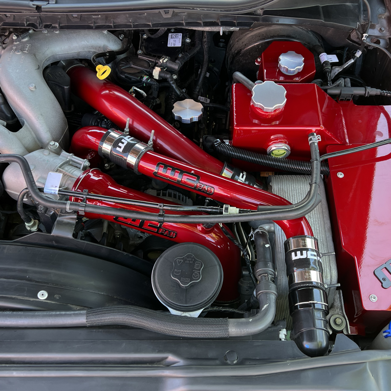 Wehrli 17-25 Ford Power Stroke 6.7L Upper Coolant Pipe Kit - Candy Red