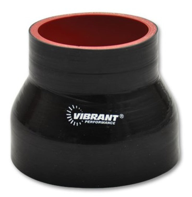 Vibrant 19710 4 Ply Reducer Coupling .75in x .50in x 4in Long - Black