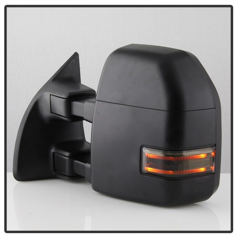 xTune 9943102 99-07 fits Ford Super Duty Heated LED Signal Power Mirrors - Smk