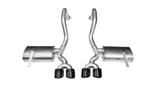 CORSA Performance 14961BLK Corsa 1997-2004 fits Chevrolet Corvette C5 Z06 5.7L V8 Black Xtreme Axle-Back Exhaust