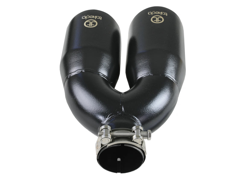 AFE 49T25484-B121  2.5in 304 Stainless Steel Clamp-on Exhaust Tip Passenger Sid