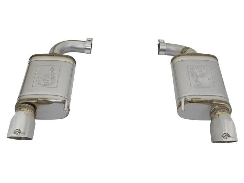 AFE 49-43085-P rce XP 2.5in 409 Stainless Axle Back Exhaust w/Stainless Tips 15