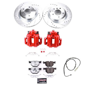 PowerStop KC7009 26 13 fits BMW X1 Rear Z26 Street Warrior Brake Kit w/Calipers