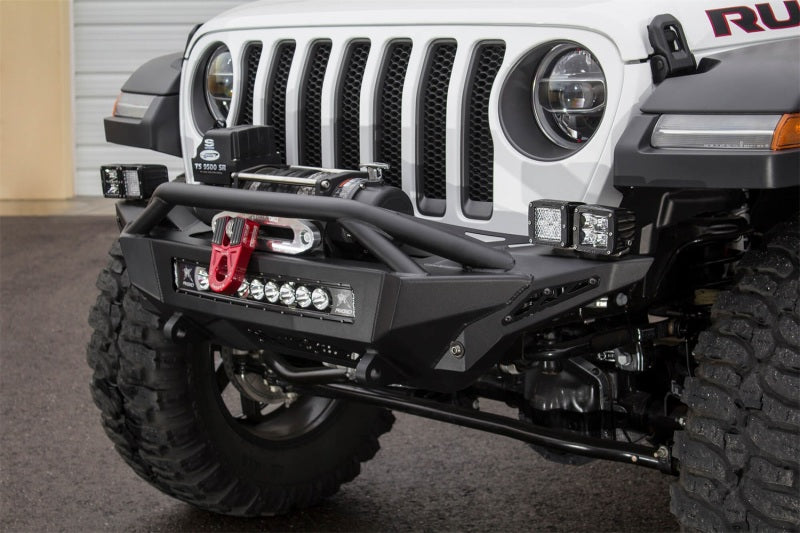 Addictive Desert Designs F961232080103 2018 fits Jeep Wrangler JL Stealth Fighter Front Bumper w/ Winch Mounts