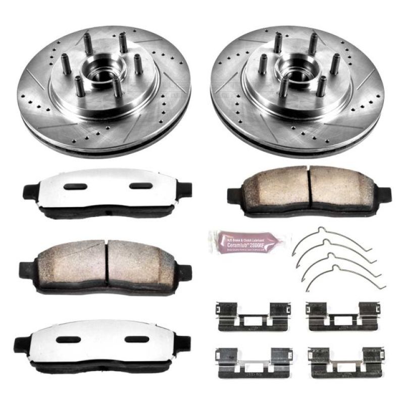 Power Stop K1939-36 06-08 Lincoln Mark LT Front Z36 Truck & Tow Brake Kit