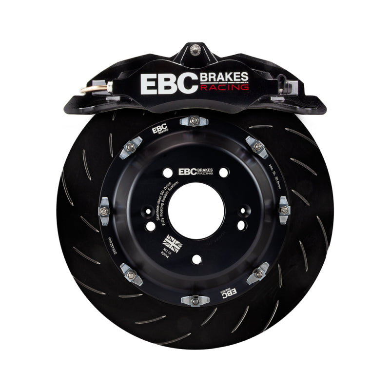 EBC BBK012BLK-1 Racing Ford Focus ST (Mk3) Black fits Apollo 11-18-4 Calipers 355mm Rotors Front Big Brake Kit