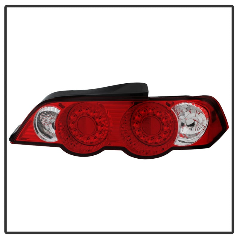 Spyder 5000385 fits Acura 02-04 RSX LED Tail Lights Red Clear ALT-YD-ARSX02-LED