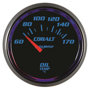 AutoMeter 6148-M Autometer Cobalt 52mm 60-170 deg. C Oil Temprature Gauge