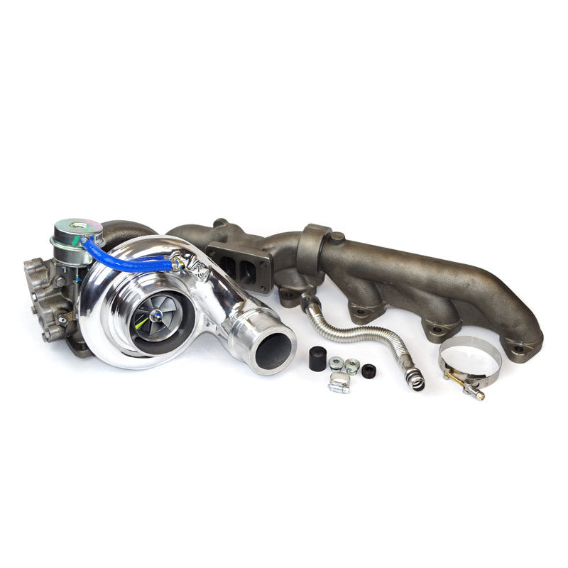 Industrial Injection 22A401 07.5-09 fits Dodge 6.7L Cummins Silver Bullet 64mm Turbo Kit