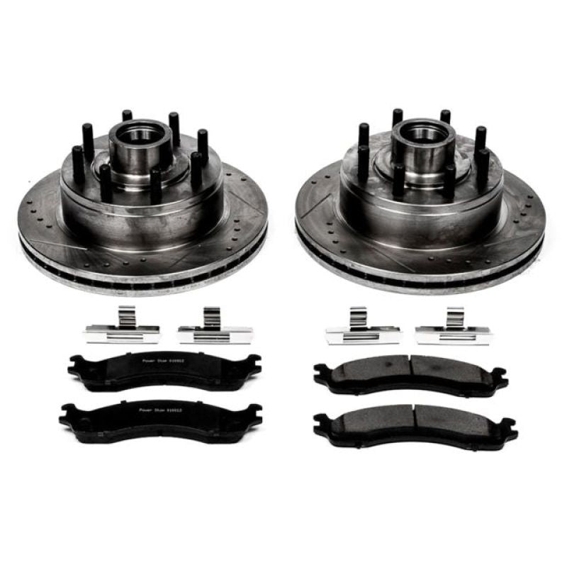 Power Stop K5088 99-07 fits Ford E-350 Super Duty Front Z23 Evolution Brake Kit