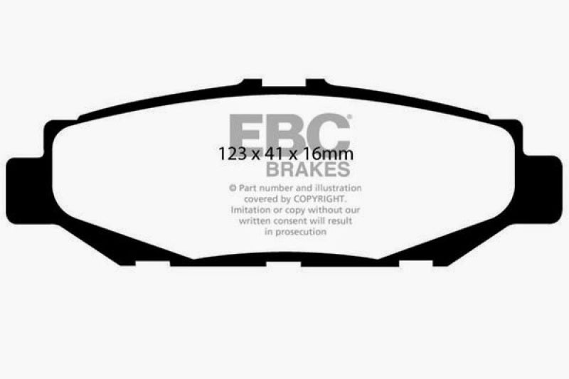 EBC DP2848 fits Lexus 93-97 GS300 3.0 Greenstuff Rear Brake Pads