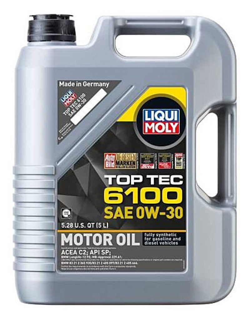 LIQUI MOLY 22240 5L Top Tec 6100 Motor Oil SAE 0W30