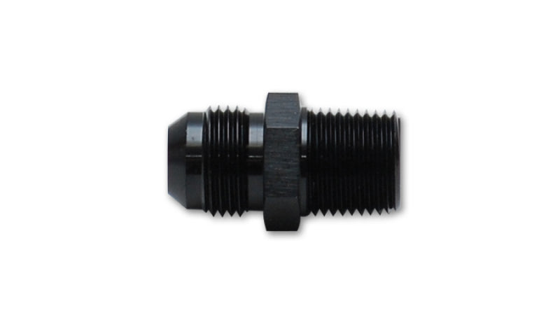 Vibrant 10218 -6AN to 1/2in NPT Straight Adapter Fitting - Aluminum
