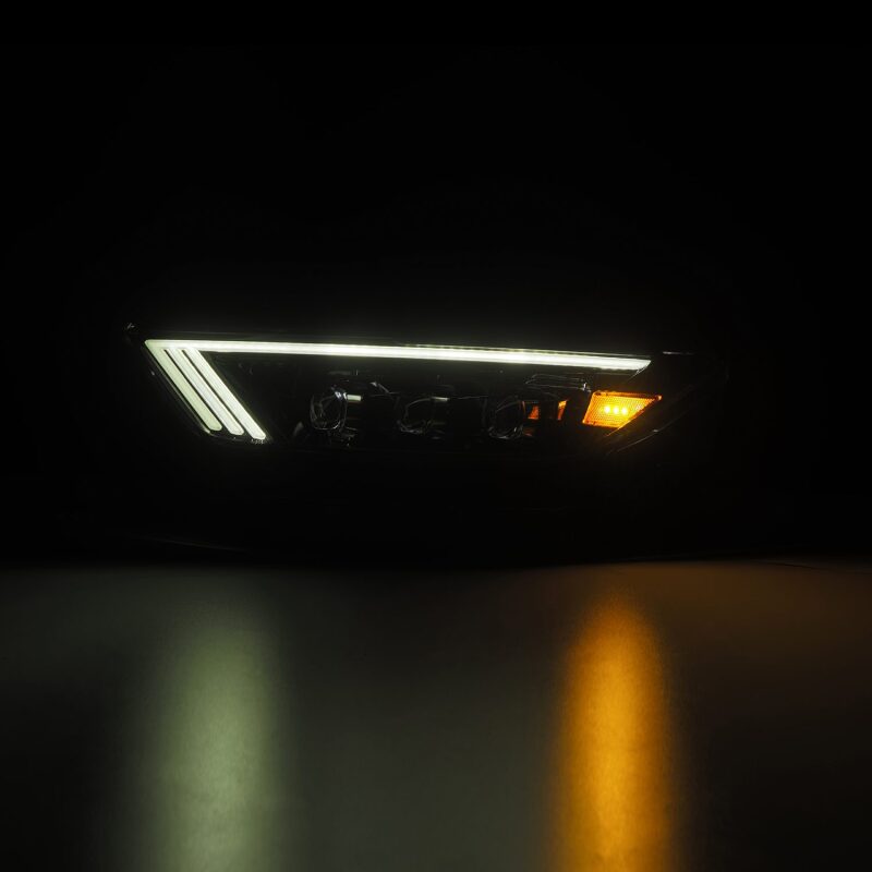 AlphaRex 880114 15-17 fits Ford Mustang NOVA LED Proj HL Alpha-Black w/Activ