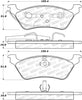 Stoptech 308.0858 Street Brake Pads