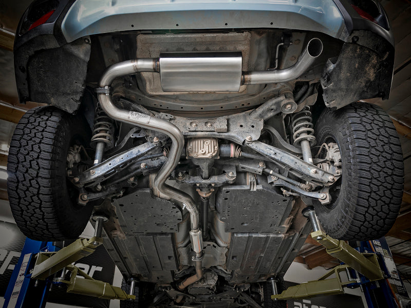AFE 49-36803 Takeda 2.5in 304 SS Cat-Back Exhaust System fits Subaru Crosstrek