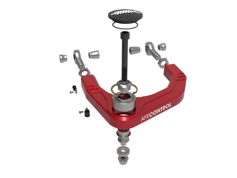 AFE 460-72T005-R l 05-23 fits Toyota Tacoma Upper Control Arms - Red Anodized B