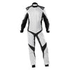 OMP IA0-1861-A01-083-54 One Evo X Overall Silver/Black - Size 54 (Fia 8856-2018)