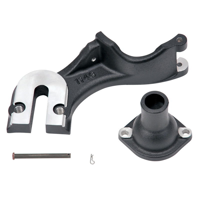 Edelbrock 11463 Generator Offset Kit fits Ford Flathead49-53 Satin Black