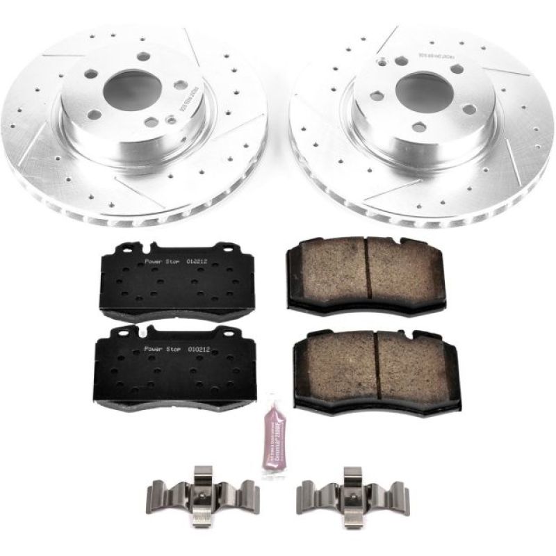 PowerStop fits Mercedes-Benz 03-06 SL500 Front Z23 Evolution Sport Brake Kit