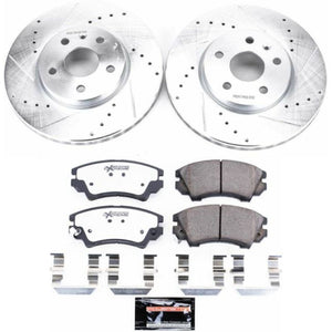 PowerStop K3031-26 2017 fits Buick Regal Front Z26 Street Warrior Brake Kit