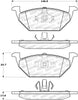 Stoptech 308.1055 Street Brake Pads