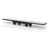 NRG IM-270FWT 270mm Wide Panorama Clip-on Rearview Mirror - Flat w/ White Tint