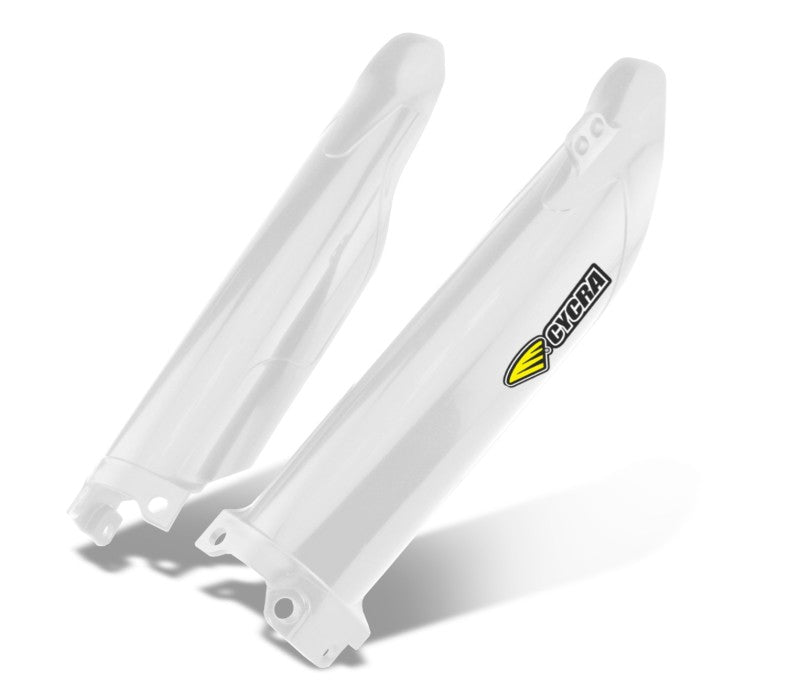 Cycra 1CYC-6909-42 21+ fits Kawasaki KX450X Fork Guards - White