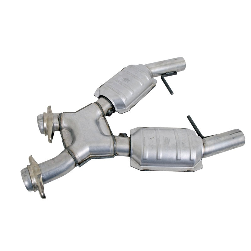 BBK  1666 Mustang 4.6 GT High Flow X Pipe With Catalytic Converters - 2-1/2