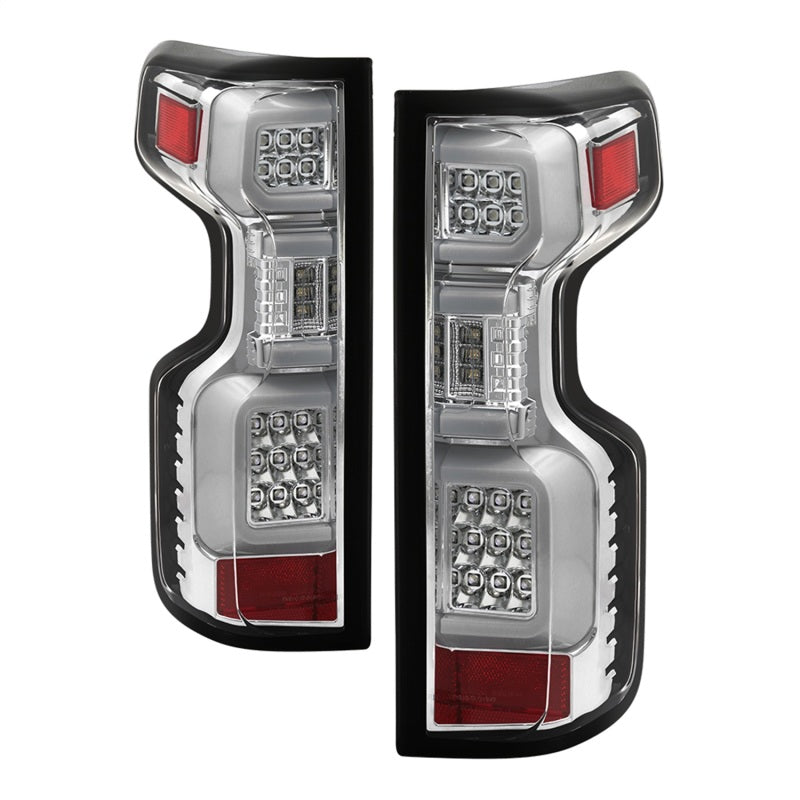 Spyder 5087263 fits Chevy 19-20 Silverado LED Tail Light Chrome ALT-YD-CS19HAL-