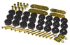 Prothane 7-145-BL fits Chevy Conv Impala / Belair Body Mount Kit - Black