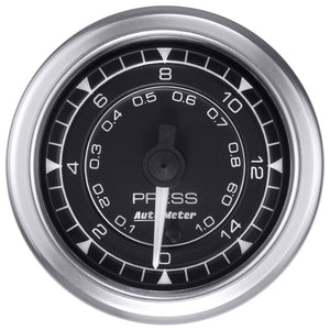 AutoMeter 8162 Autometer Chrono 2-1/16in 15PSI Pressure Gauge