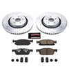 PowerStop K7143 fits Ford 15-19 Edge Front Z23 Evolution Sport Brake Kit