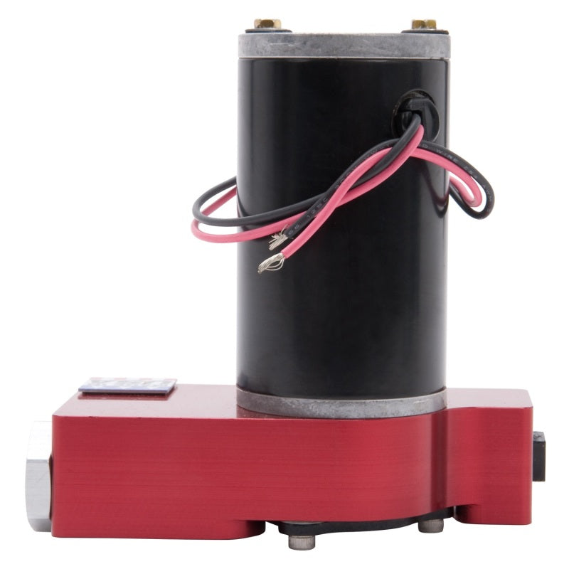 Edelbrock 182051 Fuel Pump Electric Quiet-Flo Carbureted 120GPH 3/8In In 3/8In Out 120 GPH Red