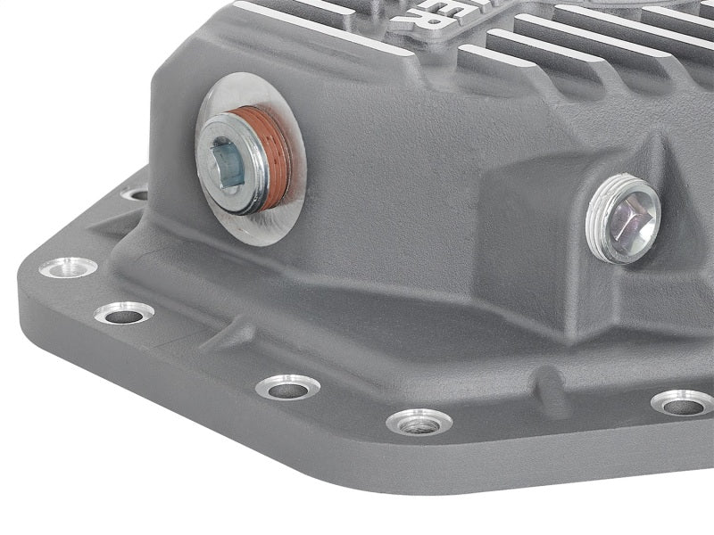 AFE 46-70350 Street Ser Rear Diff Cover Raw w/Mach Fin 2017 fits Ford Diesel Tr
