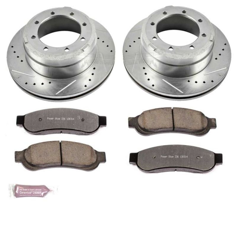 PowerStop K5579 36 10 fits Ford F-350 Super Duty Rear Z36 Truck & Tow Brake Kit