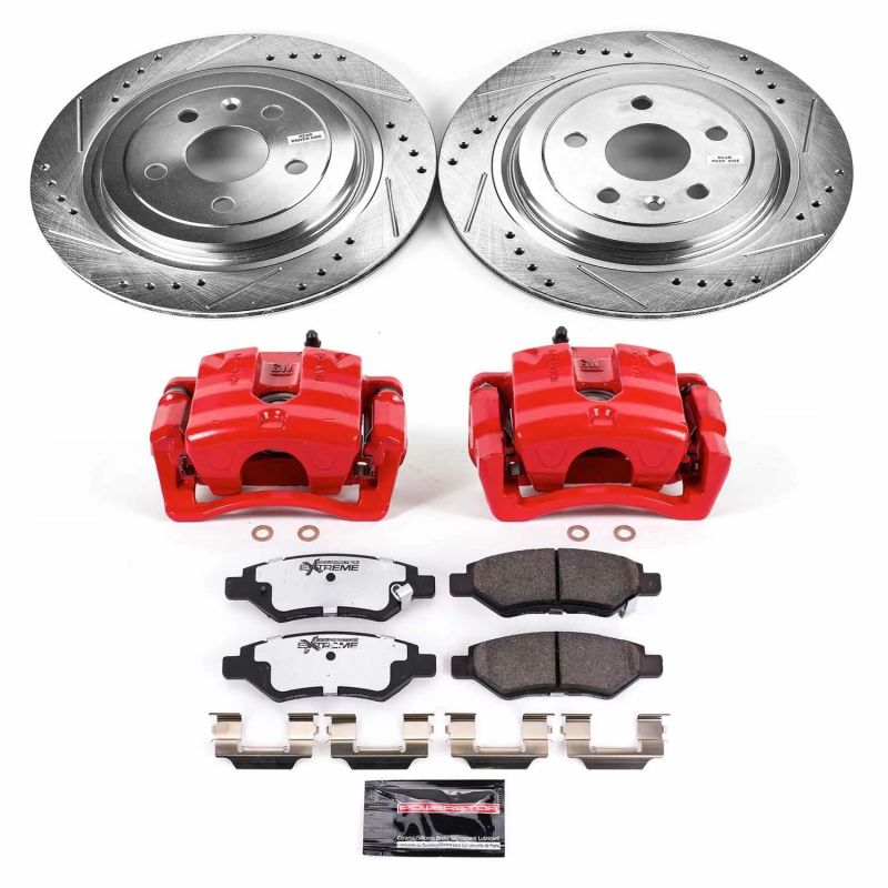 PowerStop KC4723 fits Cadillac CTS Rear Z26 Street Warrior Brake Kit w/Calipers
